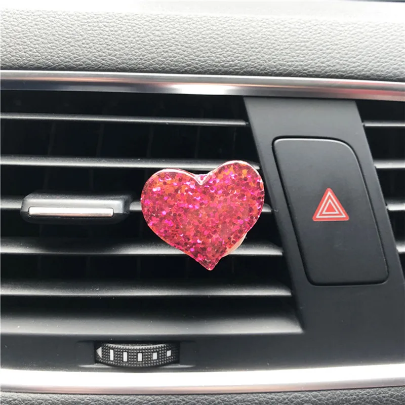 Милый дневной рассеиватель воздуха для автомобиля аксессуар персикового цвета