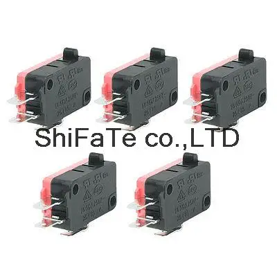 AC 250V 16A 4A микро-концевой переключатель кнопка SPDT мгновенный оснастки действия 5 шт