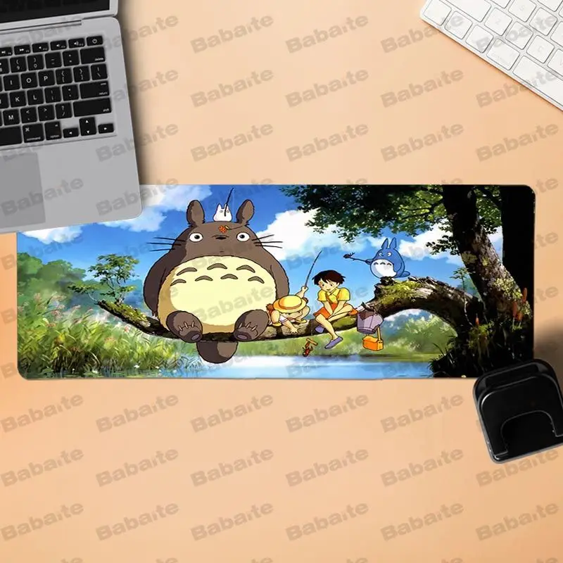

Babaite cartoon boy and girls gif totoro Customized laptop Gaming mouse pad Comfort Mouse Mat rubber Gaming Mousepad