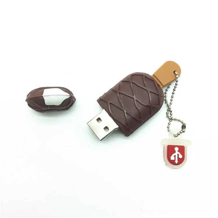 Мультяшный USB флеш накопитель Icecream флешка в виде шоколада 2 0 карта 32 ГБ 16 8 4 Гб