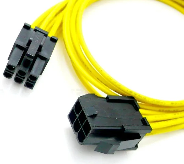 Графический 6pin Удлинительный кабель к провод жгута 6 Pin штекер гнезду PCI express блок