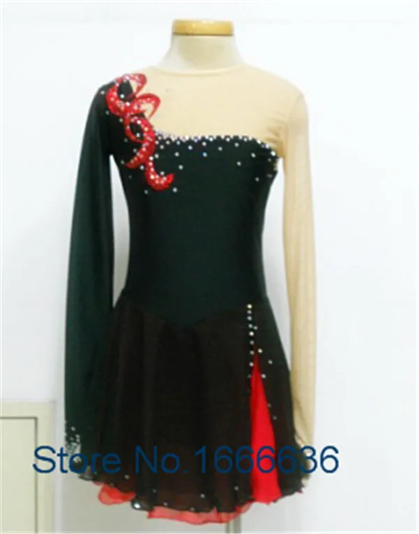 Горячая Распродажа платье для фигурного катания на льду женщин красивое новое
