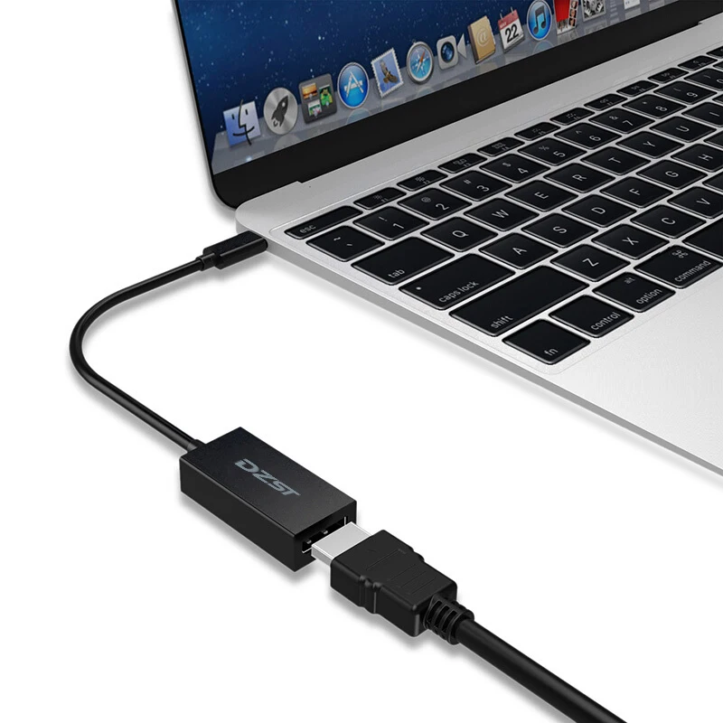 Адаптер DZLST с USB C на HDMI 4K 60 Гц Тип 3 1 VGA Displayport мини DP адаптер конвертер для MacBook Chrome
