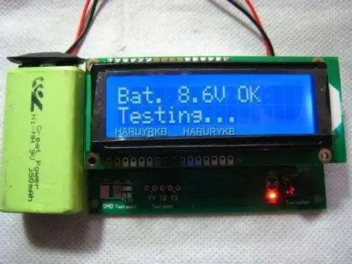 Измеритель M8 ESR 1602 тестер ЖК транзисторов конденсатор Индуктивный резистор NPN PNP