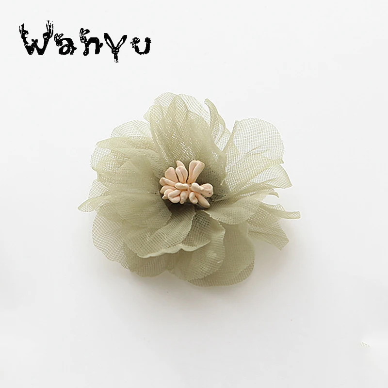 60 шт./упаковка стереоскопические декоративные цветочные аксессуары для волос |