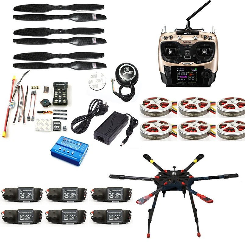 Полный комплект gps дрона Hexacopter летательных аппаратов Таро X6 6 осевой Контроллер