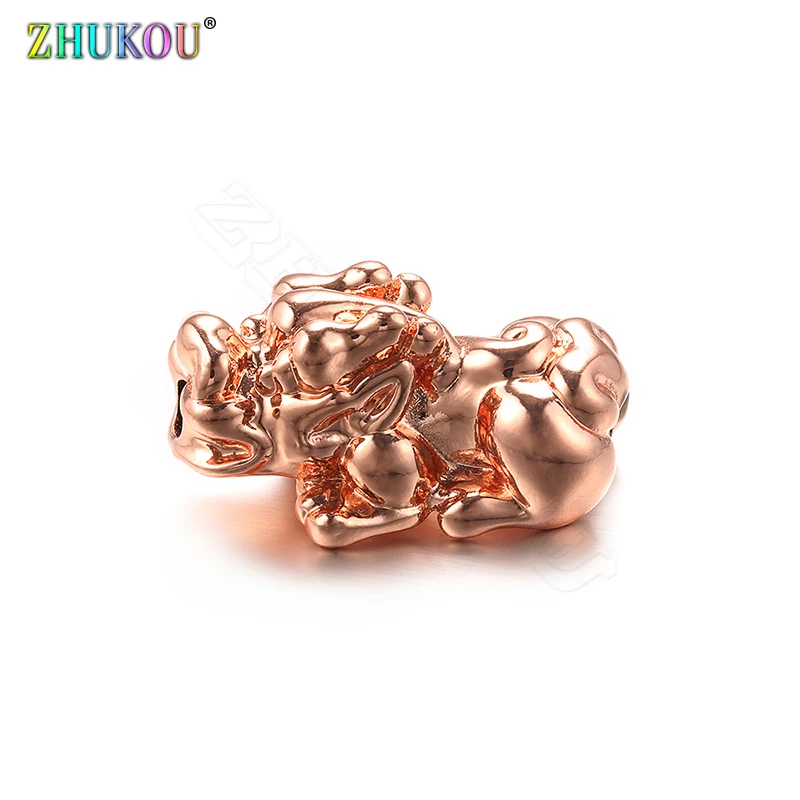 Сверкающие мифические кулоны Pixiu 12*25 мм кубические бусины из циркония DIY