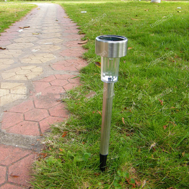 dollarmart buyable Solar Power White LED Landscape Light Pathway Garden Walkway Path Fence Lamp superble | Освещение