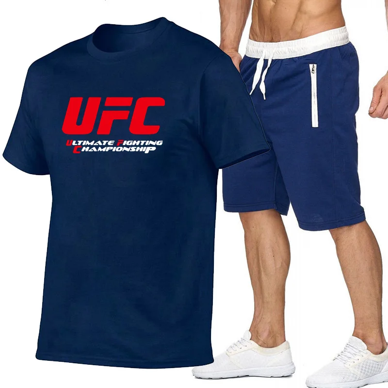 Новая мужская футболка MMA UFC тематика &quotбои без правил&quot хлопковые футболки с