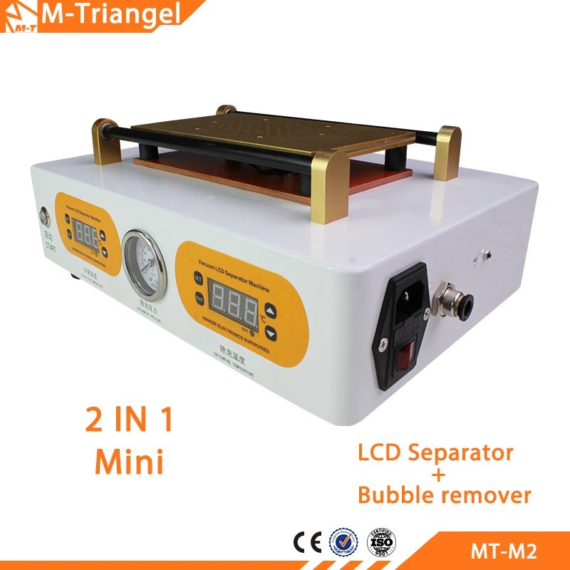 Bubble Remover LCD Separator Multifunction 2 in 1 Need External Vacuum Pump For Iphone 6S Xiaomi Huawei Mobile Phone M Triange1|Наборы