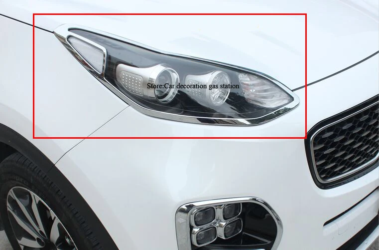 Передний и задний фонарь Крышка лампы Планки для kia Sportage KX 5 KX5 2016 2017 четвёртого