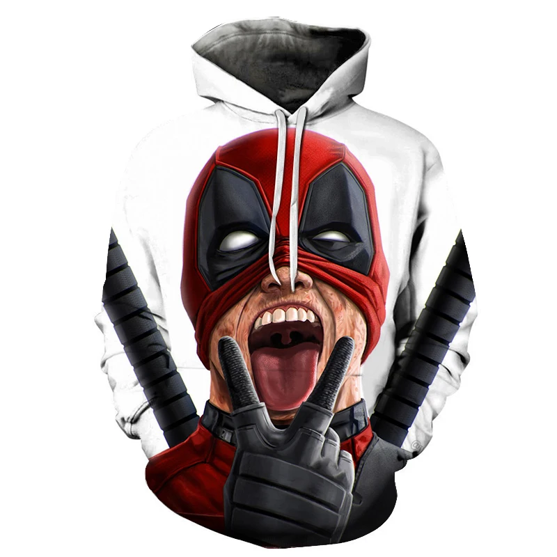 Дэдпул, худи, костюм с капюшоном, модный, размера плюс, hoddie, топ для мужчин wo, мужские толстовки, хип-хоп спортивная одежда