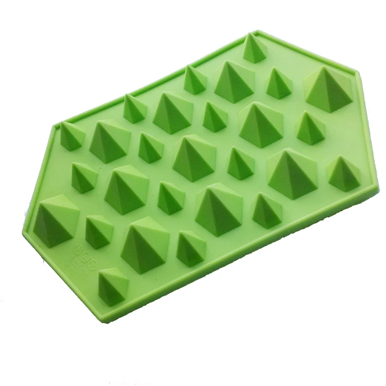 27 полостей кристальная силиконовая форма для льда 3D Алмазные частицы