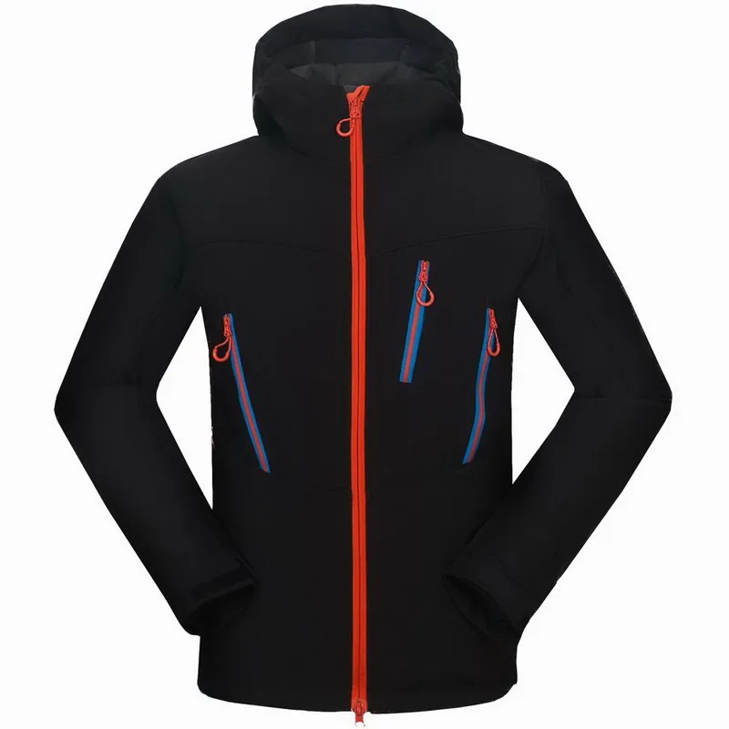 

2016 Winter Thermal Tech Fleece Men's Softshell Jacket Waterproof Windproof Windbreakers Thick Coat Male Plus Windbreaker,UA199