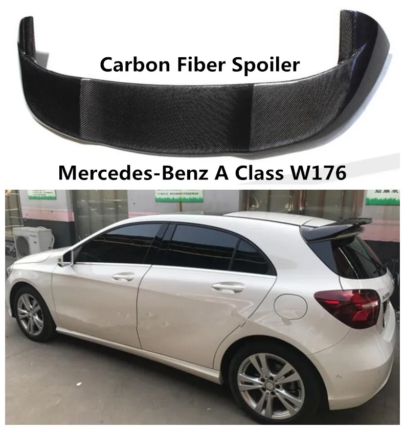 Спойлер из углеродного волокна для Mercedes Benz A Class W176 2012 2019 высококачественные