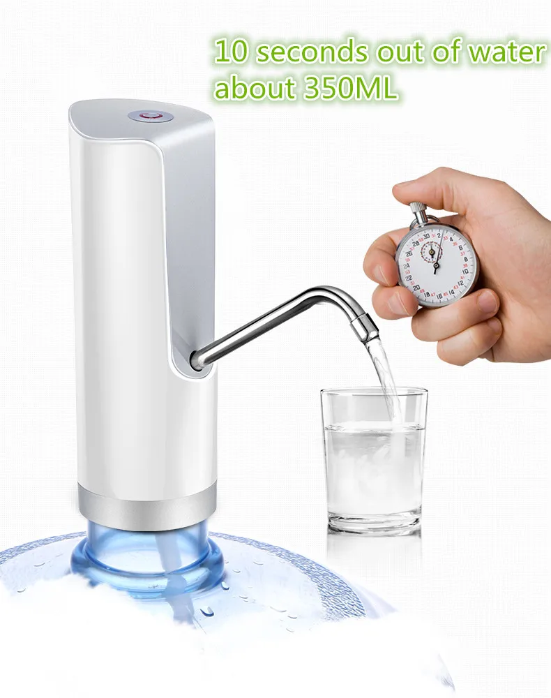 Новинка 2017 легкий насос для воды Электрический диспенсер с перезаряжаемой