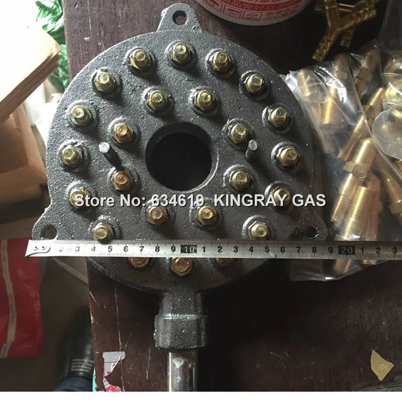 Коммерческая газовая горелка высокого давления LPG/NG, промышленная горелка для котла, чугунная энергосберегающая горелка