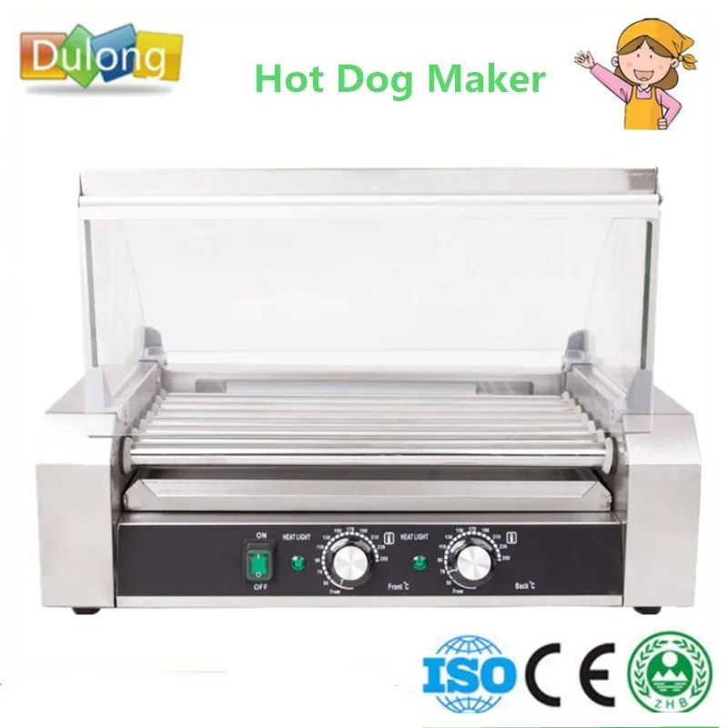 Дома Применение коммерческих мини гриль хот дог торговый автомат Sausage доги
