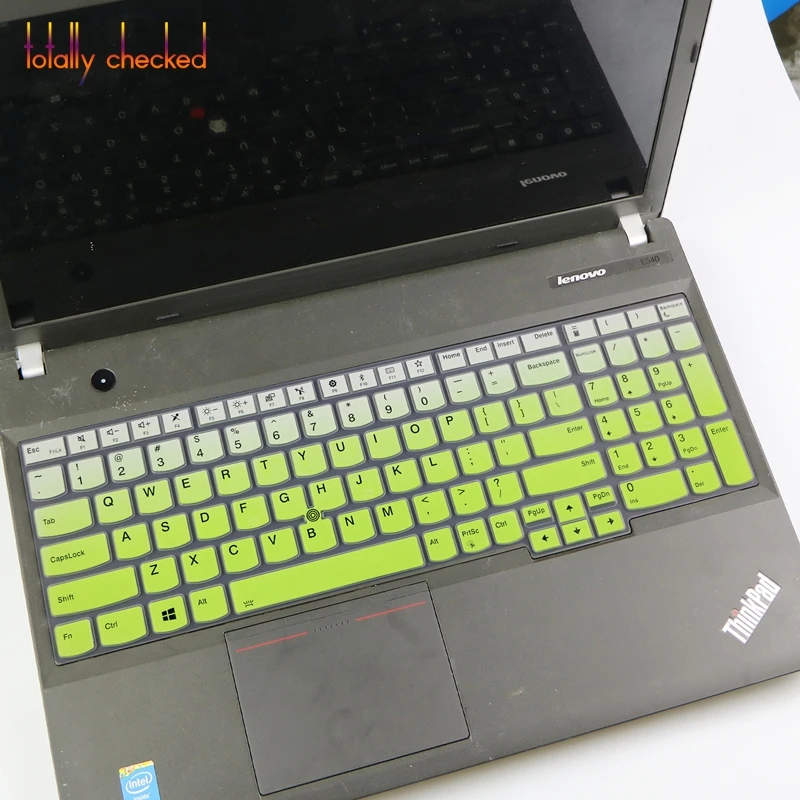 fadegreen 15 дюймов клавиатуры Клавиатура кожного покрова протектор для lenovo ThinkPad T590 E590 E580 T580 P51S p52s T570 L580 P51 P52 15,6 ''ноутбук - Цвет: fadegreen