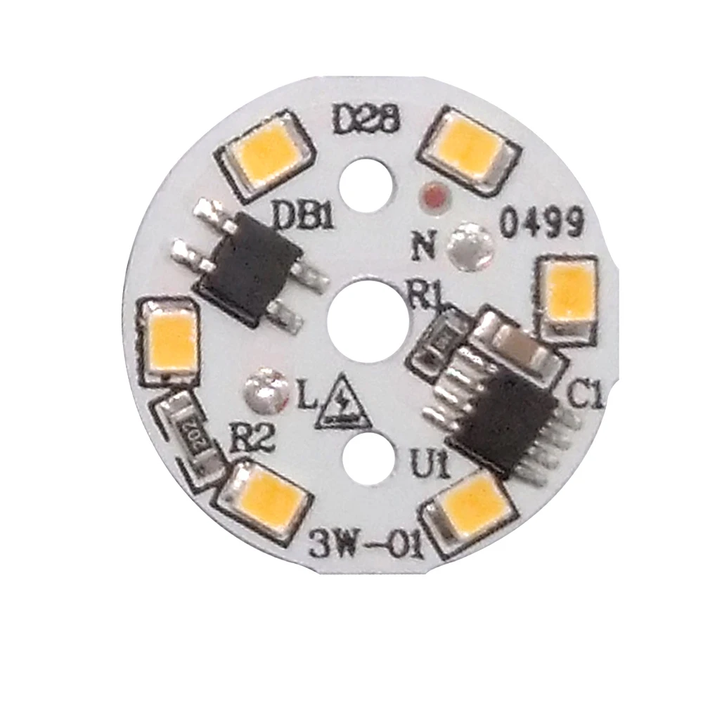 Driver Integrated LED Chip SMD For Bulb 220V Input Directly With Smart IC DIY 3W 5W 7W 9W 12W Downlight Spotlight | Лампы и освещение