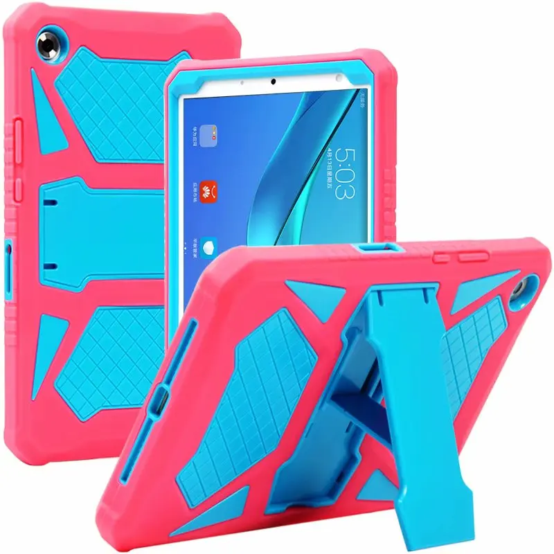 Для huawei Медиа Pad M5 8,4 дюймов SHT-AL09/W09 ударопрочный защитный чехол для ПК с защитой от ударов при падении и прочный бронированная подставка задняя крышка чехла для huawei M5 8,4+ подставка для ручек