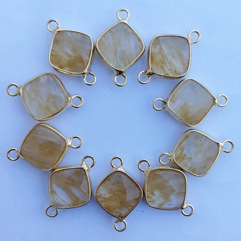 12 шт. подвески для браслета из натурального камня|pendants for bracelets|pendants wholesaleconnector pendant