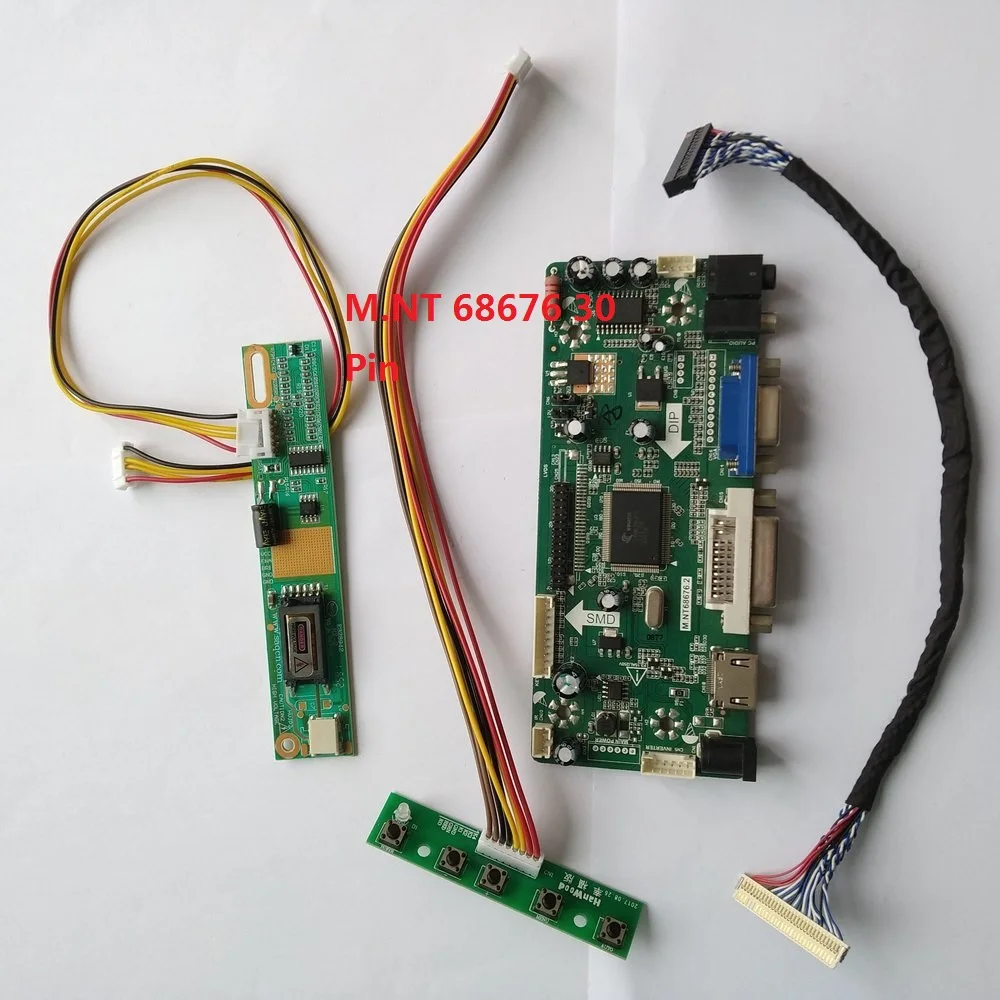 Комплект для LTN154P3-L02 15," панель дисплея 1 лампы LVDS плата контроллера драйвер экрана 1680X1050 30pin VGA сигнала DVI HDMI
