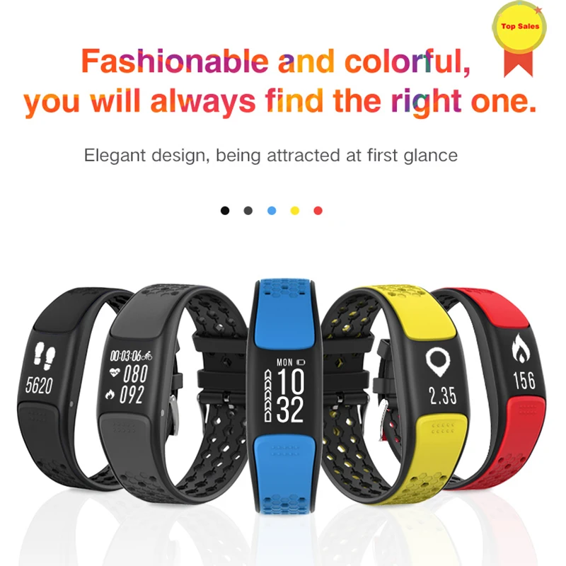 

smart Bracelet GPS Fitness Tracker Watches Band Heart Rate Monitor oled screen Step Counter Alarm Clock GPS Wristband pk fit bit