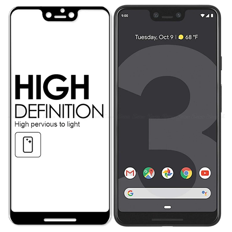 3D закругленные края полное покрытие закаленное стекло для Google Pixel 4 3 3a 2 XL 4XL 3XL 3aXL 2XL Защитная пленка для экрана