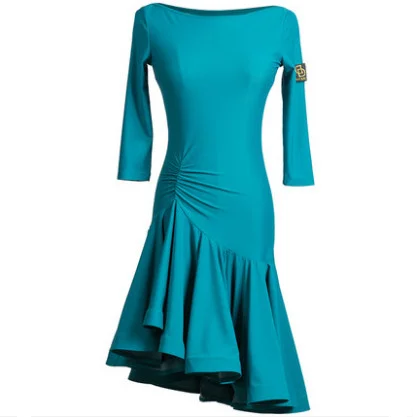 fashion New Latin Dance skirt Woman Practice dress 2019 Performance black dance dresses | Тематическая одежда и униформа