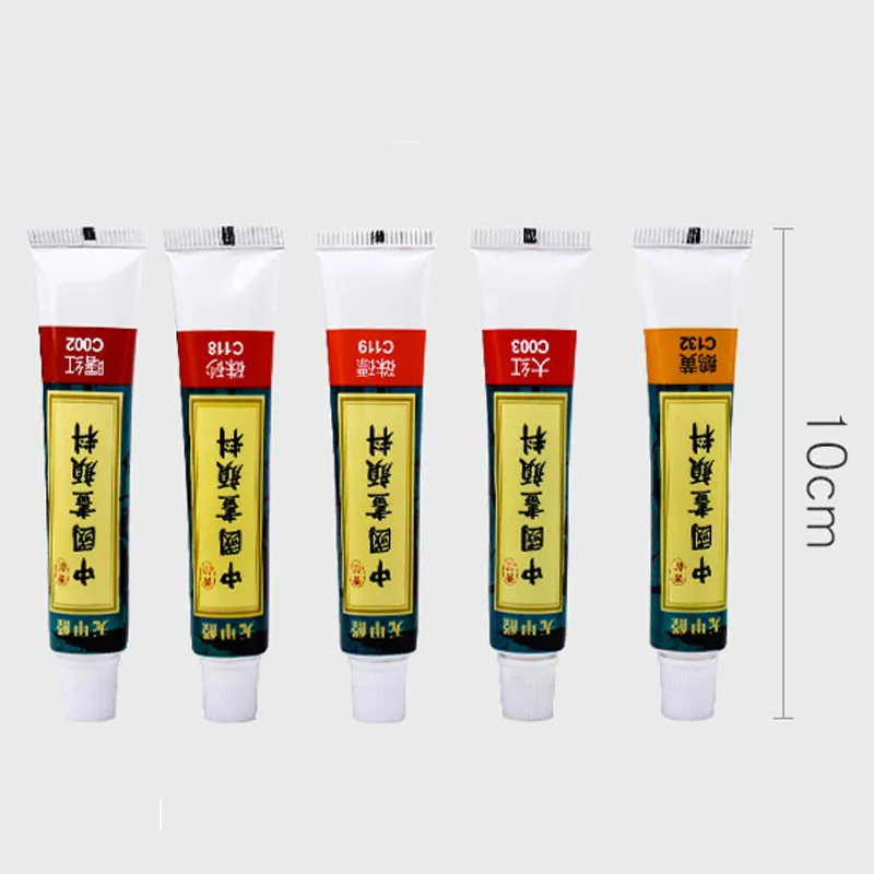 5 шт. краска для каллиграфии 12 мл китайский пигмент рисования красочными красками