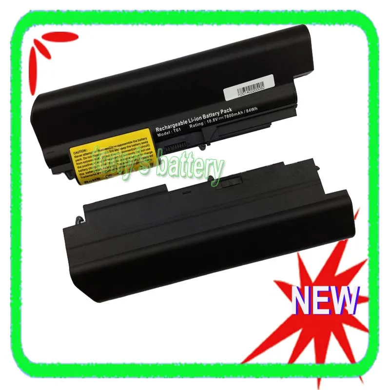 Аккумулятор 9 ячеек для Lenovo Thinkpad R400 T400 14 1 &quotширокоформатный R61 R61i T61 T61p T61u 42T4530 42T4531