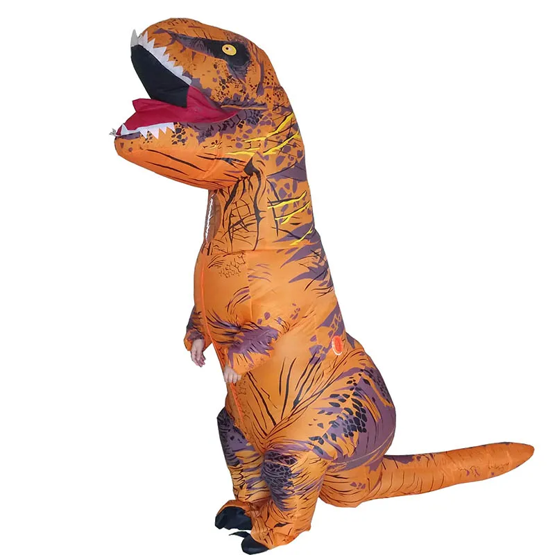 Вечерние тирекса для взрослых косплей Фэнтезийный надувной динозавр t rex Blowup T REX
