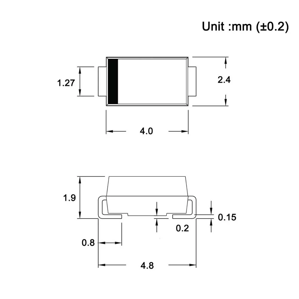 100 шт. электронные кремниевые диоды M1 SMD выпрямительный диод 1A 50 V SMA (DO 214AC) 1 Amp