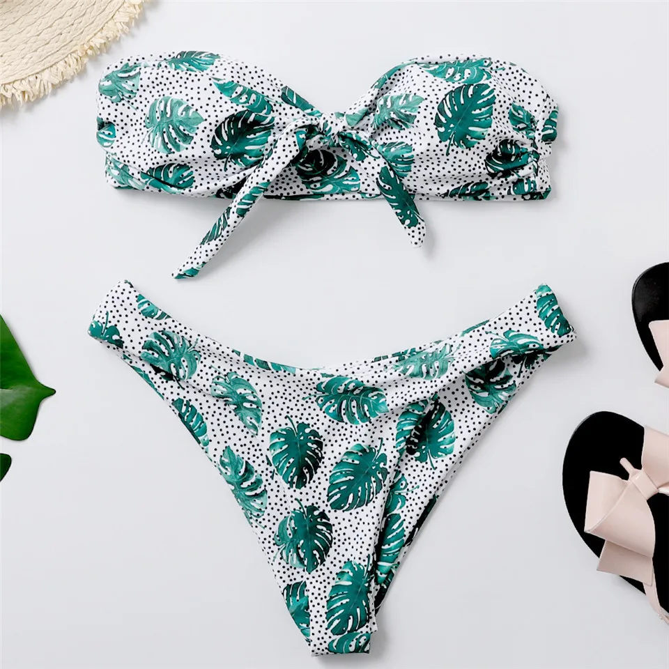 Женский купальник бикини с пуш апом и принтом 2019|Купальники| |