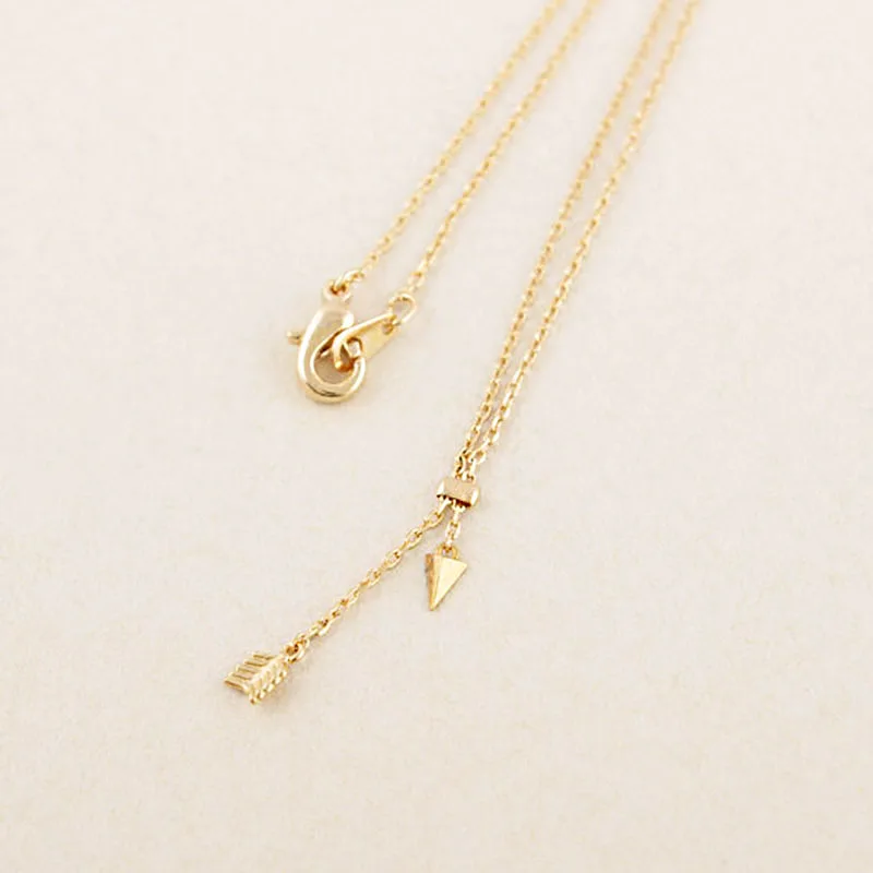 1 шт. модные ювелирные цепи ожерелья со стрелками подвески маленькая бирка