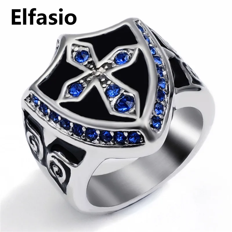 Мужское женское серебряное красное/синее/Белое Кристальное кольцо из