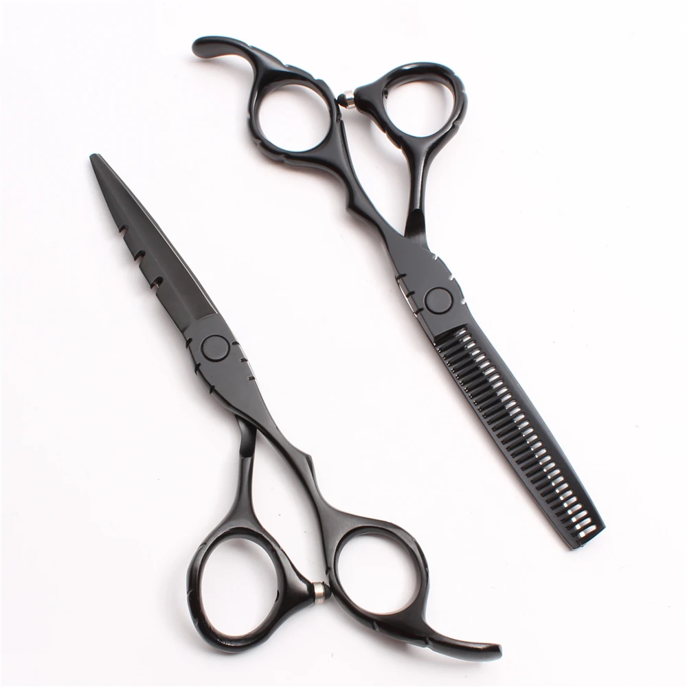 Профессиональные 6 &quotИндивидуальные лого Парикмахерские ножницы инструменты