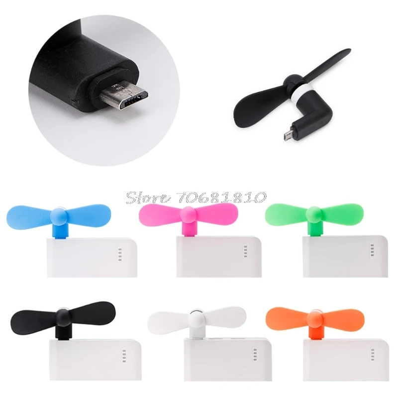 Гибкий мини вентилятор с Micro usb для Samsung Huawei Android телефонный ручной Iphone 5 5c 5s 6 6s plus