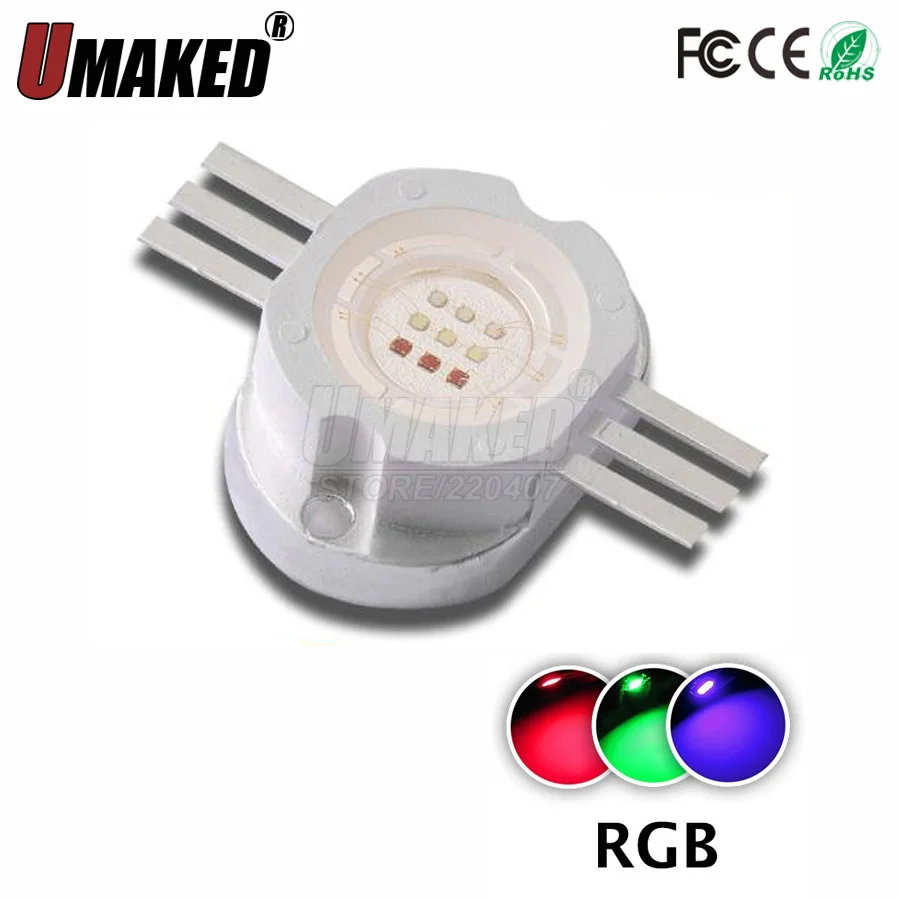 Высокая мощность яркость светодиодный чип 10 Вт RGB цвет для прожектор светильник Точечный светильник COB чипы