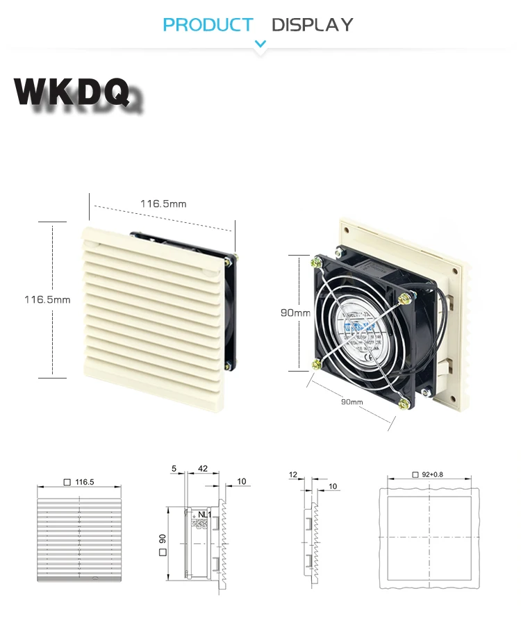 FK-3321-230 шкаф вентиляционная решетка набор жалюзи крышка решетка вентилятора жалюзи воздуходувка вытяжной вентилятор фильтр с вентилятором