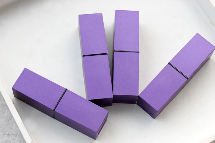 free shipping 12.1mm 10/20/50pcs/lot high-grade purple lipstick tube empty lip balm container | Красота и здоровье