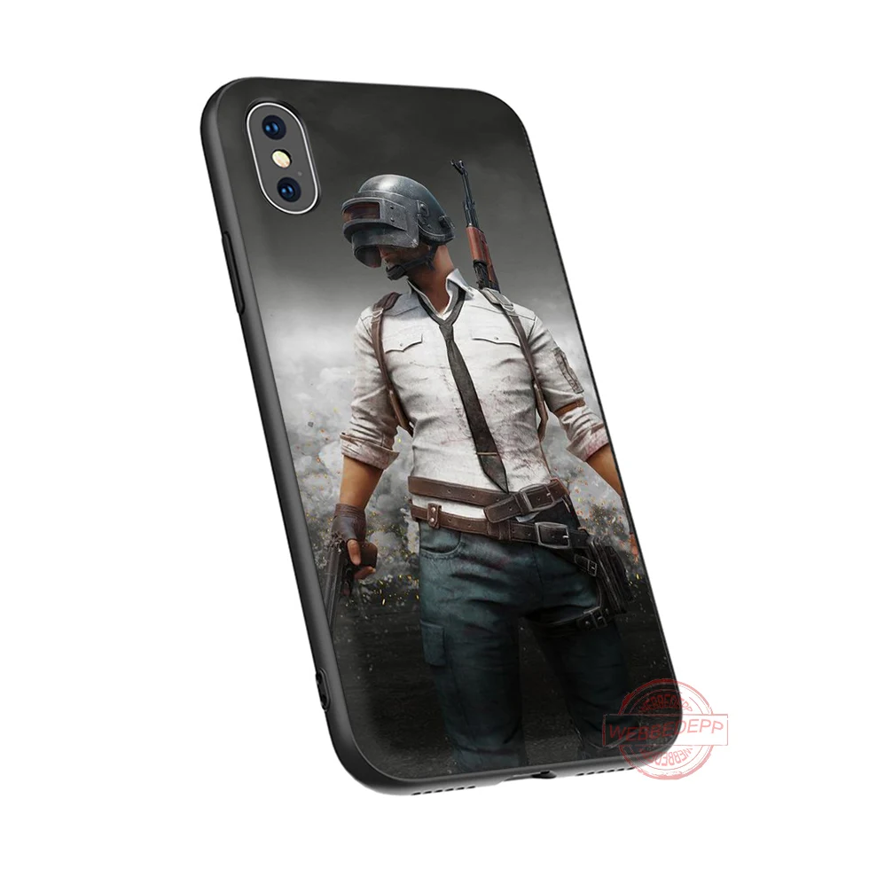 WEBBEDEPP pubg Мягкий силиконовый чехол для телефона iPhone 5 6 7 8 Plus X XS XR Max.11 11peo 11proMax |