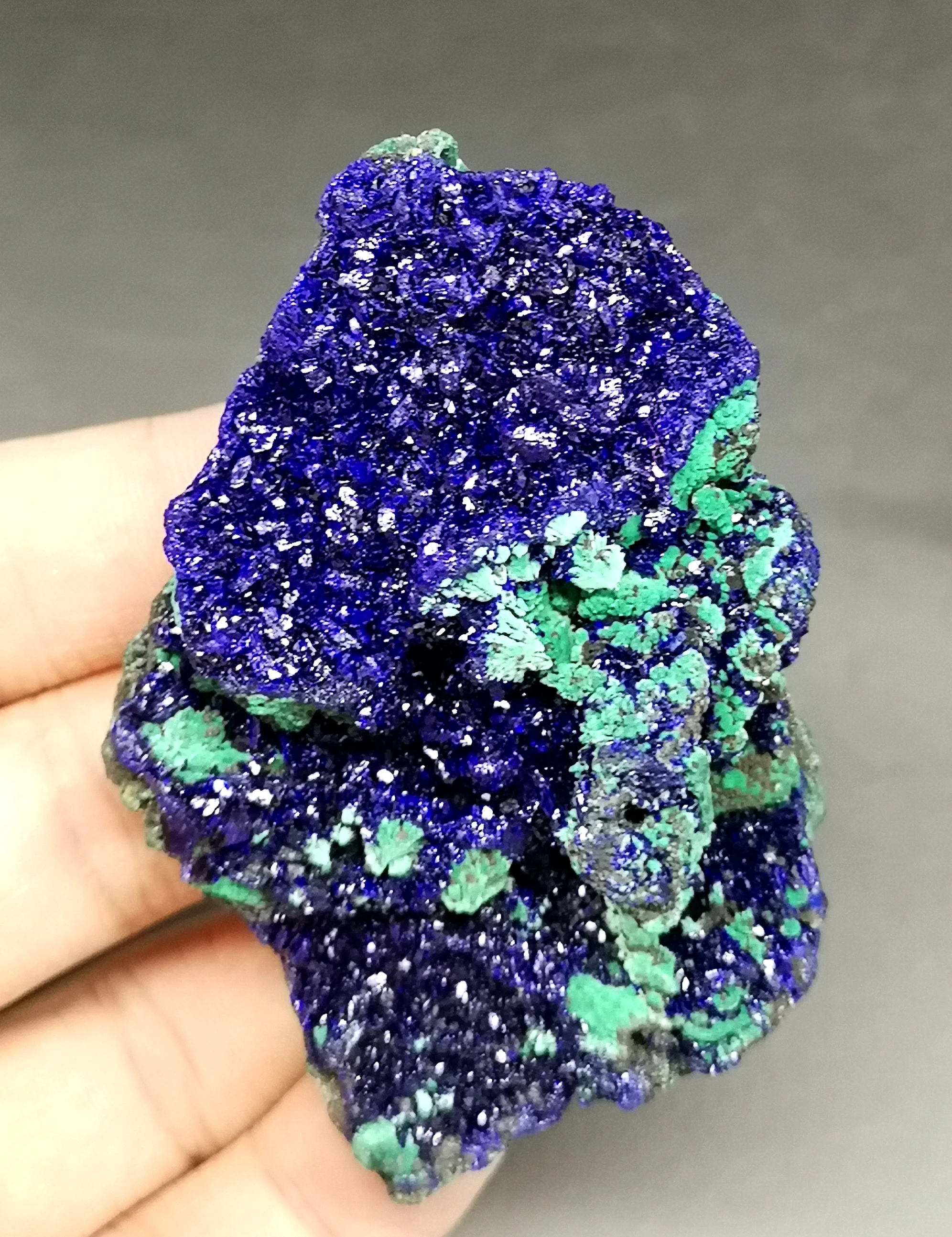 43 г Натуральный Камень Блестящий Азурит и малахит симбиотические минеральные