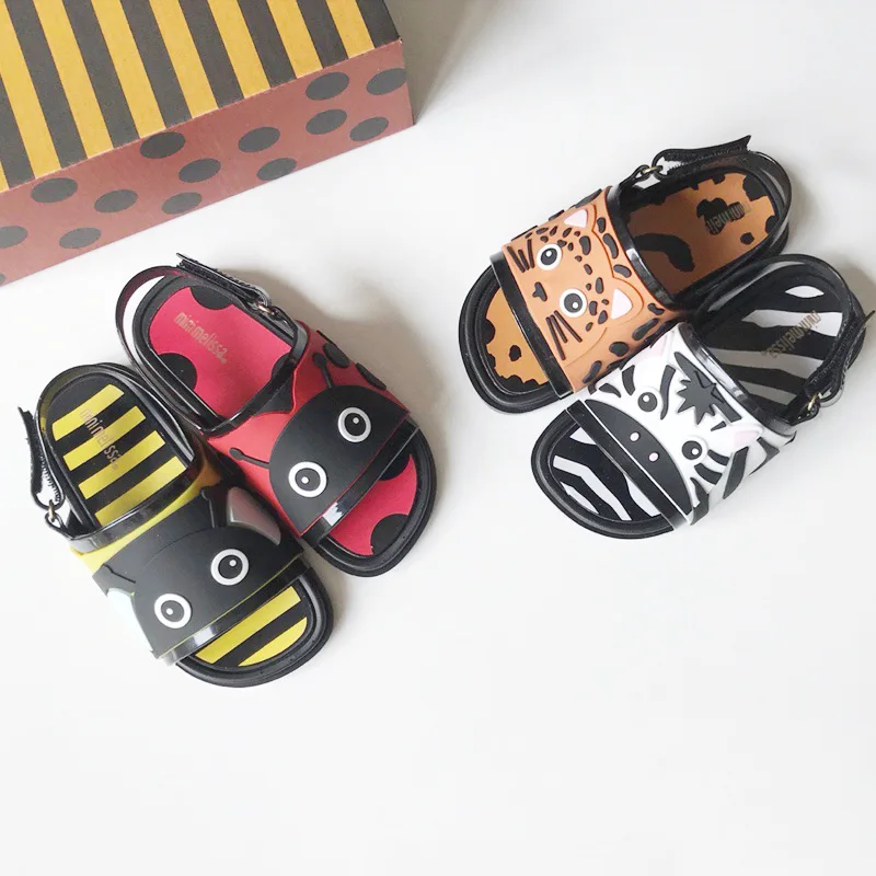 Mini Melissa Ultragirl/ г. новые оригинальные сандалии для девочек бразильские прозрачные сандалии Нескользящие Детские пляжные сандалии для малышей, 13,5-18,5 см