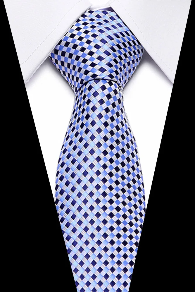 

Free shipping Gravatas Mens Accessories Striped Plaid Pattern Business Silk Tie Necktie for Men Wedding Suit Jacquard Ties