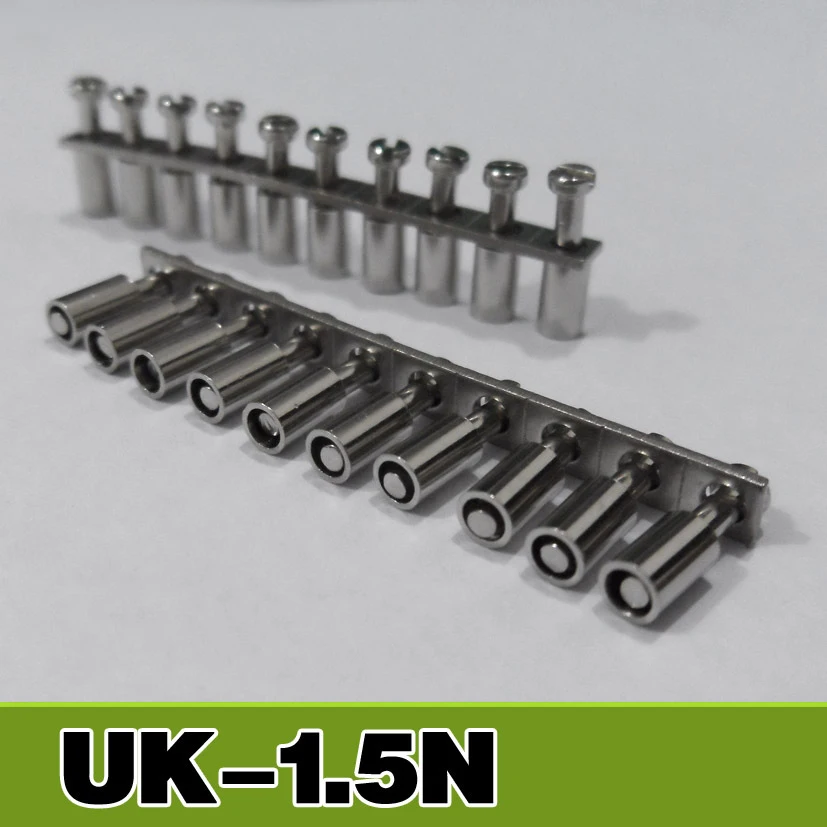 Клеммные колодки UK1.5N для Din-рейки, аксессуары, перемычки FB1-10-4