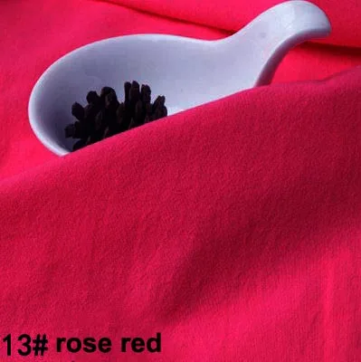 13 rose red Хлопок/лен вареный креп синий розовый зеленый фиолетовый черный темно-синий желтый коричневый ткани для одежды платье Весна ручной работы ремесло Sashiko - Цвет: 13 rose red