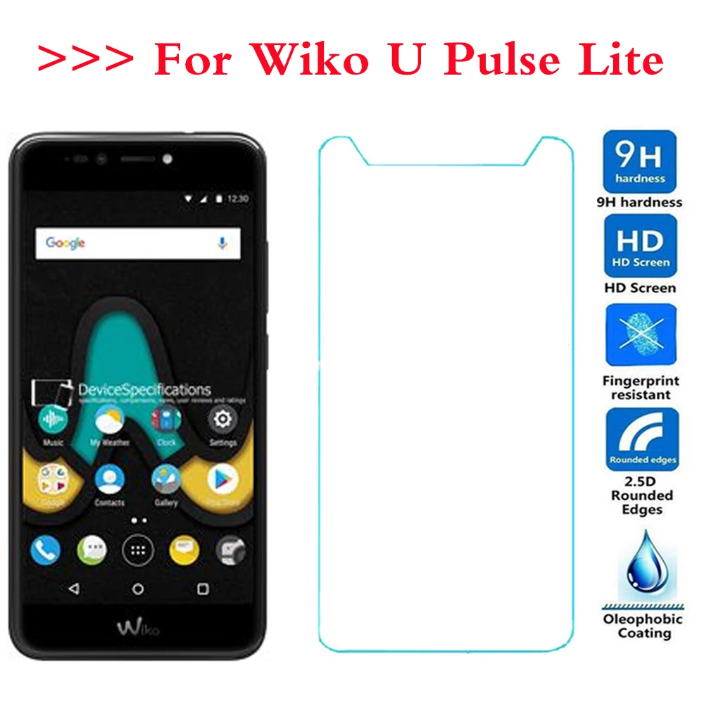Для wiko U Pulse Lite Закаленное стекло Защитная пленка Взрывозащищенная для Wiko UPulse