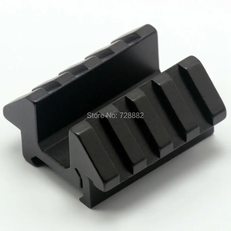 Тактический 4-Слот двойной боковой 45 градусов смещение оптического прицела 20мм